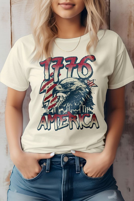 1776 America 4th of July Graphic Tee