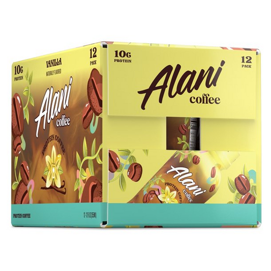 Alani Nu Protein Coffee, 12 fl oz Bottles (12 Pack)